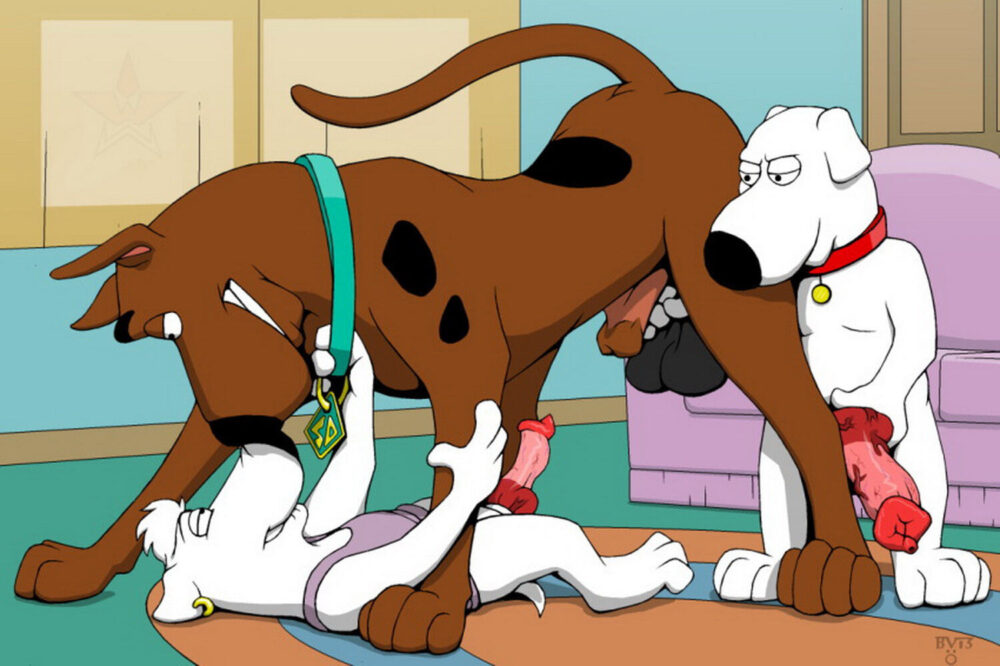 Scooby And Brian Griffin Penis Piercing Furry Gay