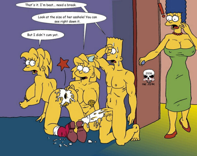 Maggie Simpson And Lisa Simpson Nude Cum In Ass Cum Hand On Butt