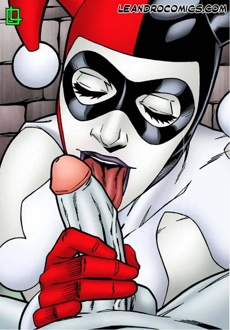 Harley Quinn Licking Penis