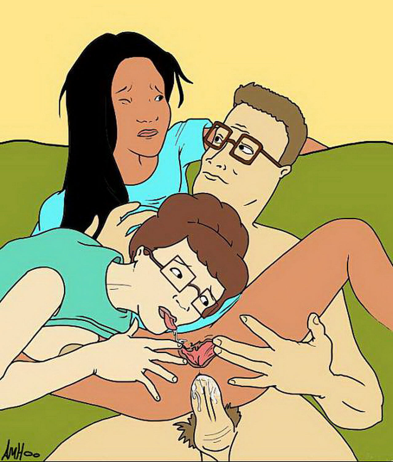 Peggy Hill Threesome