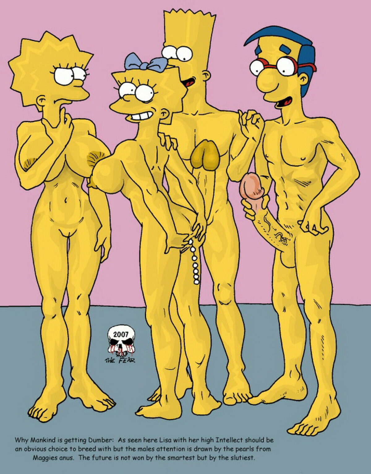 Bart Simpson and Milhouse Van Houten Pussy Penis Nude Tits < Your Cartoon  Porn